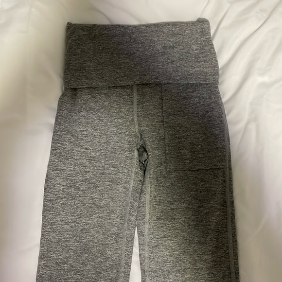 Aerie Offline Grey Foldover Pants - Picture 2 of 3